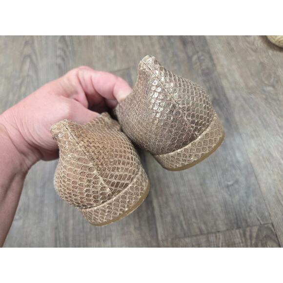 AGL Attilio Giusti Leombrun Black Brown Snake Skin Point Toe Flats Shoes Size 37 - Picture 8 of 11